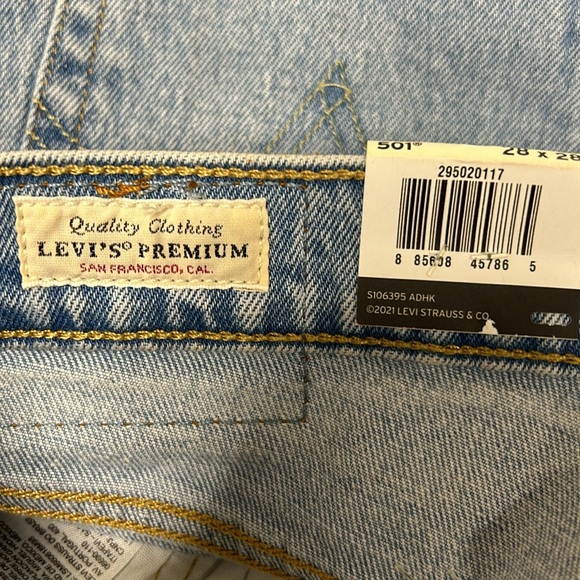 💐💐🌼Levi’s 501 Skinny size 28x28 - Picture 4 of 6